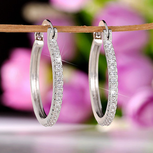 Orecchini a Cerchio Grandi da Donna, Stile Ear Cuff Rotondo di Tendenza, Gioielli Versatili alla Moda - Product Image 6