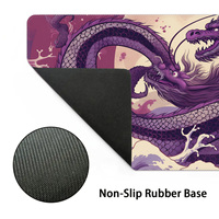 Grand tapis de souris de jeu à sublimation avec logo en caoutchouc écologique tapis de souris personnalisé blanc noir tapis de bureau blanc