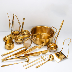 金都酒店餐厅商用304不锈钢火锅滤锅套装餐具及配件 - Product Image 1