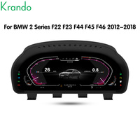 Tableau de bord numérique 12,3 pouces pour BMW Série 2 F22 F23 F44 F45 F46 2012-2018, tableau de bord LCD de voiture, compteur de vitesse