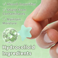 Vente en gros d'usine, patchs d'acné hydrocolloïdes personnalisés et colorés, imperméables, résistants à la transpiration, biologiques, végétaliens, traitement localisé pour le visage