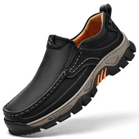Chaussures de marche en toile pour hommes Explosions avec semelle extérieure en caoutchouc, bout fermé et embout composite, chaussures décontractées d'automne