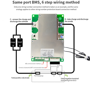 Bms gtbd — bms lifepo4, 8S, 24V, 100a, pour batterie au lithium - Product Image 5