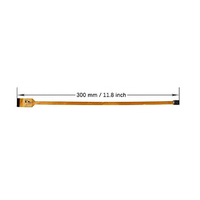 Módulo de cámara NoIR OV5647 de 5MP con conector CSI de 15 pines y paso de 1,0 mm y ancho de cuello de 6 mm para Raspberry Pi 4/3B+/3, cable FPC de 30 cm