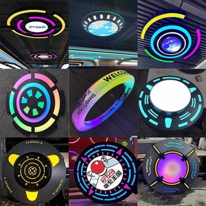 Lámpara Colgante en Forma de Platillo Volador con Construcción de Hierro y PMMA, LED para Centros de Juegos, Museos de Ciencia, Hoteles de E-sports, Cibercafés - Product Image 3