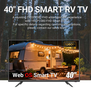Téléviseur intelligent 40 pouces Web OS <span class=keywords><strong>pour</strong></span> <span class=keywords><strong>camping</strong></span>-<span class=keywords><strong>car</strong></span>, véhicule récréatif, voiture, DVB-T2, miroir de smartphone, montage mural, portable, marine, camion, caravane, DC <span class=keywords><strong>12V</strong></span> - Product Image 2