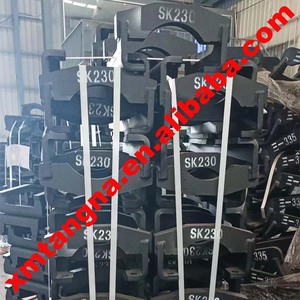 รถตักดิน D3 <span class=keywords><strong>D4</strong></span> D6 D5รถตักดินแบบ D9 D8แทร็กโซ่แทรคเชื่อมโยงกับรองเท้ากลุ่มฐานรองล้อลูกกลิ้งลูกกลิ้งสำหรับแมว - Product Image 6