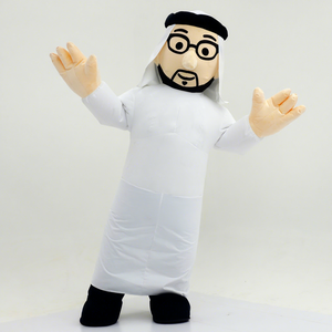 Disfraz de Mascota Inflable Personalizado de Funtoys, Disfraz de Hombre Árabe Adulto con Pelaje de Zorro, Disfraz de Peluche para Navidad, Halloween y Fiestas - Product Image 2