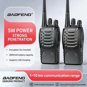 Walkie Talkie Analógico BF-88E con Alcance de 5 km, Radio Bidireccional Portátil Resistente al Agua IP69K - Product Image 2