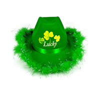 Irish St. Saint Patrick Patrick'S Lucky Day chapeau Festival Party Décorations Accessoires Chapeau Vert Pour St Patrick Jewelry Show