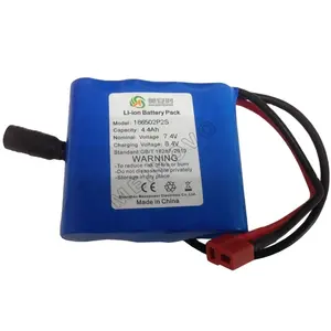 מאוד טוב ליתיום יון 18650 7.4 v 4400 mah