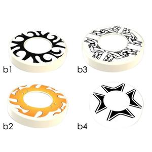 Barre d'appui de douche durable en acier inoxydable avec poignée à bride colorée et barre de maintien sécurisée pour la sécurité dans la salle de bain - Product Image 3