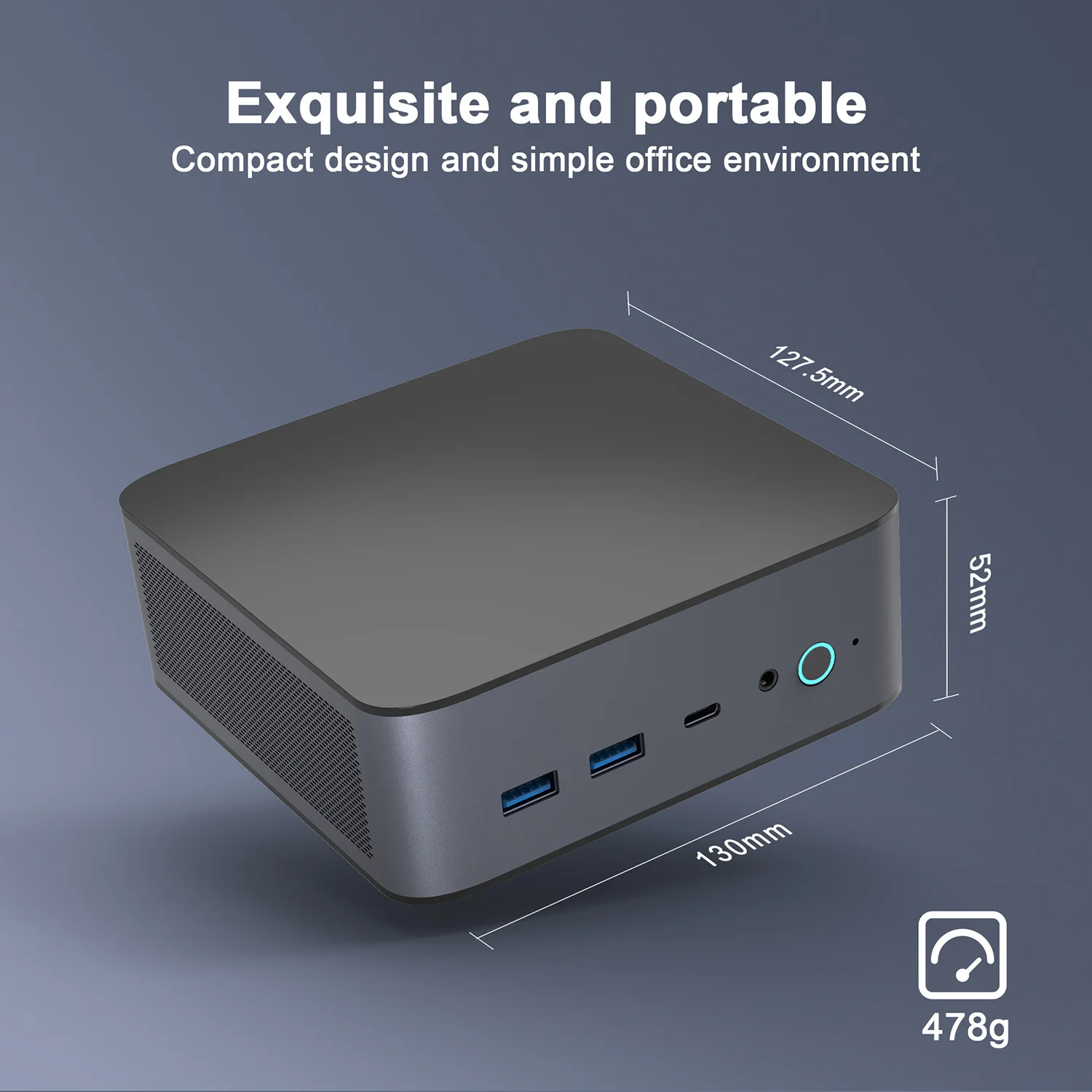 XZH AMD R9 6900HX Octa Core Gaming Mini PC with Win11 Pro OS DDR5