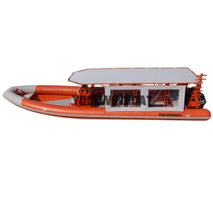 Bateau pneumatique semi-rigide (RHIB) de plongée commerciale haute vitesse certifié CE Yoolwin 9,6 m, fabrication chinoise - Product Image 6