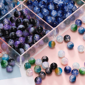 New Ice Burst 10mm Handmade Glass <b>Beads</b> DIY Jewelry Making <b>Bracelet</b> Accessories Wholesale - Product Image 2