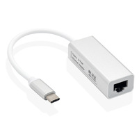 Tarjeta de Red USB 2.0 a Adaptador Convertidor Ethernet RJ45 de 10/100Mbps para Laptop/PC - Conexión Externa por Cable, en Stock