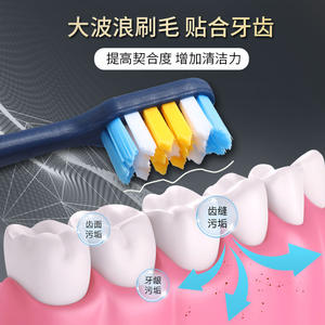 Cepillo de Dientes Auténtico con Cerdas Extra Duras de 0.2mm, de Alta Gama para Uso Doméstico, para Adultos y Hombres, Elimina Manchas de Tabaco, para Supermercados - Product Image 4