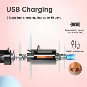 Cepillo de dientes eléctrico sónico, recargable por USB, resistente al agua, electrónico, ultrasónico, blanqueador, cabezales de repuesto, nuevo - Product Image 6