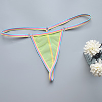 Conjunto de lencería sexy de malla para mujer, bikini con tiras, tanga ajustable, ropa interior transparente elástica, venta al por mayor, OEM, marca privada