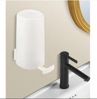Boîte à savon créative pour salle de bain de dortoir étudiant, sans eau et sans perçage, boîte à savon en poudre pour salle de bain domestique