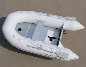Qingdao Haohai Hovercraft canoë Barche Gonflable Ponton pédale patrouille bateau Gonflable pour l'eau - Product Image 6