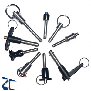 Perno a Sfera a Sgancio Rapido in Acciaio Inox 304 con Impugnatura a T, Perno Industriale Retrattile a Molla, Produzione OEM ODM ZBLPSS - Product Image 1