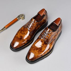 Italian High Quality Upper Slip-On Square <b>Toe</b> Autumn Casual & Wedding Formal Handmade Custom Men's Shoes - Product Image 3