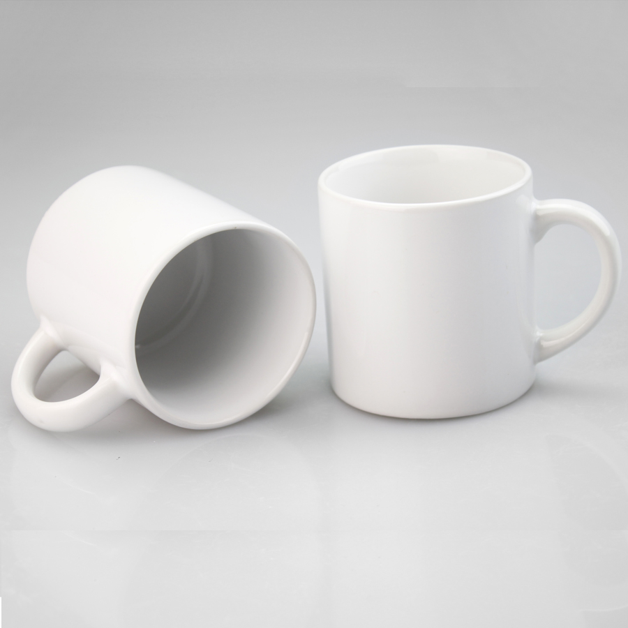 afric collectoble coffee mugs with elephant on it 11oz White Ceramic Mugs - Set of 4 Mugs - Exclusive South African