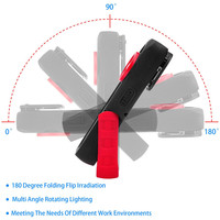 Lampe de travail COB LED pliable à aimant puissant, rechargeable et étanche, multifonction pour inspection et réparation automobile – Prix usine