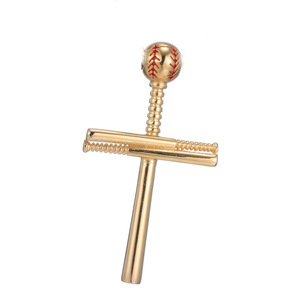 Collar con Colgante de Bate de Béisbol para Hombre, Acero Inoxidable, Estilo Punk, Joyería Religiosa Masculina, Adornos para Amantes del Deporte - Product Image 3