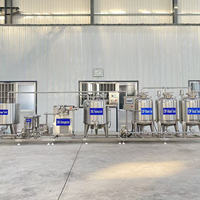 Ligne de production complète de pasteurisation du lait UHT, mini usine de transformation laitière, équipement de fabrication du lait
