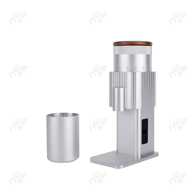 Espresso Grinder Oem Anti-static Single Dose Burr Coffee Grinders With Magnetic Dosing Cup