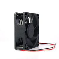 Ventilateur axial à roulement à billes 2V 24V 80x80x25mm pour châssis PC, refroidissement d'air, ventilateur DC 8025, machine de nettoyage de tapis