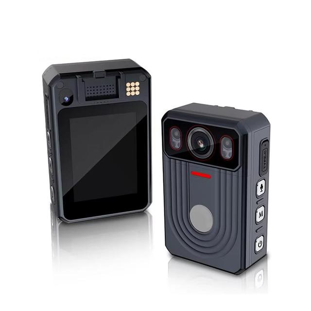Body Worn Camera 2K CMOS H.265 Waterproof Portable Chest Cam with Two-Way Audio Recording