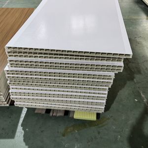 Panneau de porte de salle de bain WPC <span class=keywords><strong>SunnyTech</strong></span> à prix de gros 35mm / 40mm / 45mm avec film PVC laminé, matériau fini imperméable - Product Image 2