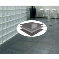Plancher surélevé en acier moderne et économique, résistant au feu, en béton moussé, à coins coupés, pour câblage sous plancher de bureau