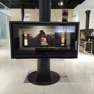 China supplier indoor fireplace wood Stoves Type and Cold Rolled Steel Material wood boiler stove