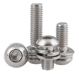 Tùy Chỉnh M5 M8 Mạ Kẽm Kẽm Đồng Bằng Nhôm Thép Không Gỉ Rãnh Torx Hex Pan Đầu Sem Kết Hợp Nut Máy Giặt Bu Lông Vít - Product Image 3