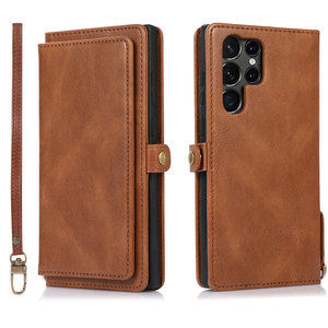 Étui de téléphone à rabat magnétique avec support de carte de recharge <span class=keywords><strong>sans</strong></span> <span class=keywords><strong>fil</strong></span> en similicuir pour <span class=keywords><strong>Samsung</strong></span> Galaxy S26 Ultra S25 Plus S24 - Product Image 5