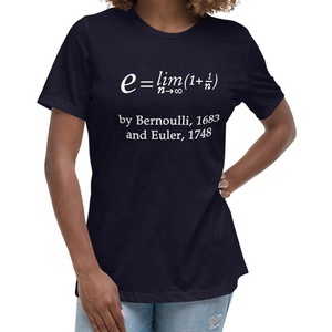 Camisetas de cuello redondo para mujer al por mayor camisas de manga corta impresas personalizadas transpirables y versátiles respetuosas con el medio ambiente - Product Image 1