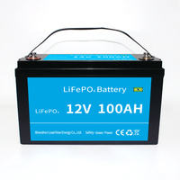 Batterie au lithium-ion 12 V 100ah 200ah 300ah Lifepo4 à cycle profond pour batteries marines et à cycle profond Systèmes solaires Batteries 12 Vol