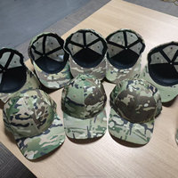 Casquette de baseball unisexe neuve de haute qualité, ajustée, à 6 panneaux, motif camouflage léopard, style sportif urbain, avec boucle et impression en relief