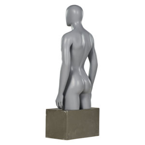 Maniquí masculino de fibra de vidrio con tocado de <span class=keywords><strong>medio</strong></span> <span class=keywords><strong>cuerpo</strong></span> gris avanzado Maniquí de <span class=keywords><strong>cuerpo</strong></span> Superior musculoso - Product Image 4