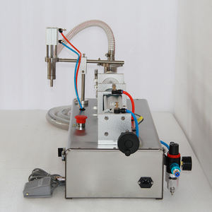 Machine de remplissage semi-automatique pour liquides, jus, eau minérale, lotion pour le visage, détergent, liquide - Product Image 3