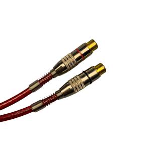 HiFi RCA audio <b>cable</b> with gold-plated plugs, used for car amplifiers, subwoofers, and home equipment, 1 male 2 female - Product Image 3