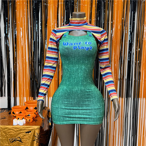 Disfraz <span class=keywords><strong>de</strong></span> Halloween Jiubaju 2027 para <span class=keywords><strong>Mujer</strong></span>, Personaje <span class=keywords><strong>de</strong></span> Película, Muñeca Asesina <span class=keywords><strong>de</strong></span> Pesadilla, Traje <span class=keywords><strong>de</strong></span> <span class=keywords><strong>Chucky</strong></span> - Product Image 6