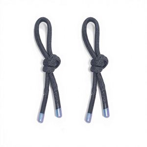 Dragonne de fermeture éclair en silicone avec perle colorée et double tête à colle pour vêtements, chaussures et sacs - Product Image 2