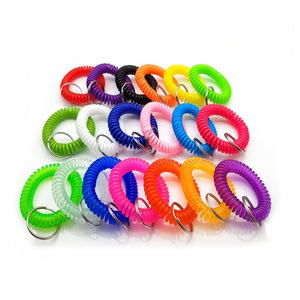 Promotional Keychain & Carabiner with Plastic Organizer Head Rope Marked Key Hangings for Organization and Identification