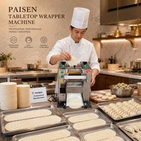 Machine automatique pour la fabrication de peaux de raviolis, gyozas, tortillas, empanadas, pizzas, pita, roti, chapatis, momos et wontons