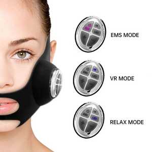 Nuovo tipo di seta intelligente massaggiatore viso piccolo a forma di V per il viso Logo Logo batteria OEM per il viso Lifting mento scolpire - Product Image 3